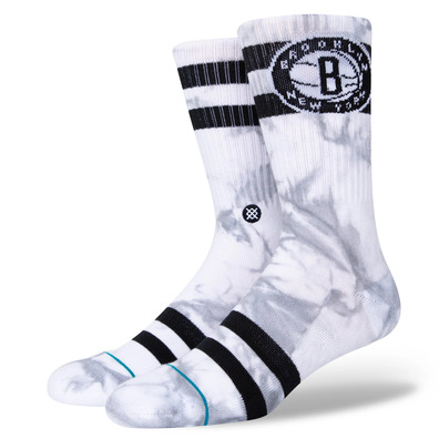 Stance Casual NBA Nets Dyed Crew Socks "Grey"