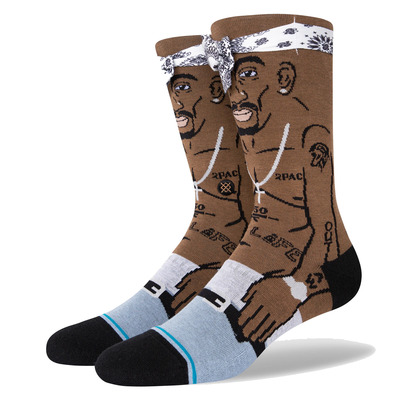 Stance Casual Tupac Resurrected Crew Sock
