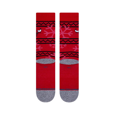 Stance NBA Chicago Bulls Frosted 2 Crew Socks "Red"