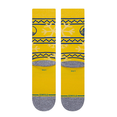 Stance NBA Golden State Frosted 2 Crew Socks "Yellow"