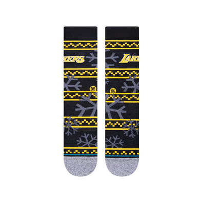 Stance NBA L.A Lakers Frosted 2 Crew Socks "Black"