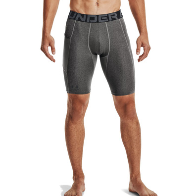 UA Men's HeatGear® Armour Pocket Long Short "Carbon Heather"