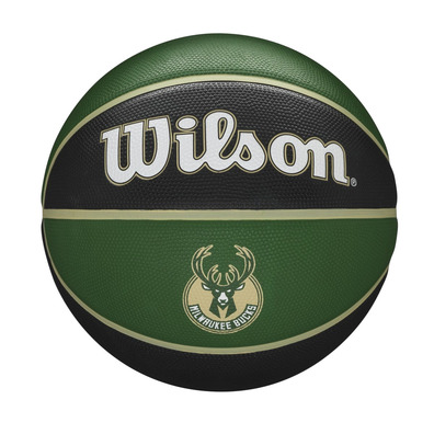 Balón Baloncesto Wilson NBA Team Tribute Milwaukee Bucks (Talla 7)