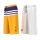 Adidas Short Niñ@ Summer Run Reversible Lakers (amarillo/purpura/blanco)