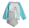 Adidas Logo Fleece Jogger Tracksuit Infants (Clear Mint/Hi-Res Aqua)