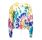Champion Legacy Wm´s Tie Dye Scrip Logo Print Sweatshirt "White"