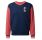 Champion Rochester Bookstore V-Neck Fleece Sweatshirt "Navy-Red"