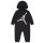 Mono Bebé Jordan Infants Air Jumpman Hooded Coverall "Black"