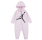 Mono Bebé Jordan Infants Air Jumpman Hooded Coverall "Foam Pink"