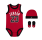Jordan Infants J23 Jersey/hat/bodysuit/bootie 3 Piece Set (0-6M) "Gym Red"