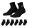 Jordan Kids JDB Everyday Essentials Ankle 6 PPack Socks "Black"