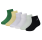 Jordan Kids JDB Everyday Essentials Ankle 6 PPack Socks "Lucky Green"
