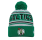 Gorro New Era NBA Boston Celtics con Pom-pom Tejido de Punto y Logo Bordado