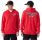 New Era NBA Chicago Bulls Team Script Full-Zip Hoodie "Red"