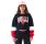 New Era NBA Chicago Bulls Womens Colour Block Crop Crew Neck Sweatshirt