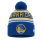 Gorro New Era NBA Golden State Warriors con Pom-pom Tejido de Punto y Logo Bordado