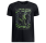 UA Boys' Tech™ Game Day Short Sleeve Tee "Black-Cyber Green"