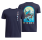 UA Boys´ UA Portal Logo Short Sleeve "Midnight Navy-Ether Blue"