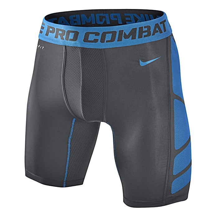 Nike Pro Combat Hypercool Compression (062/negro/azul)