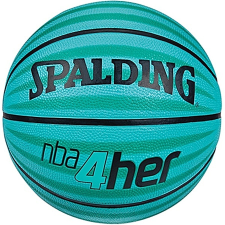 Balón Spalding NBA 4Her (Talla 6/esmeralda/negro)