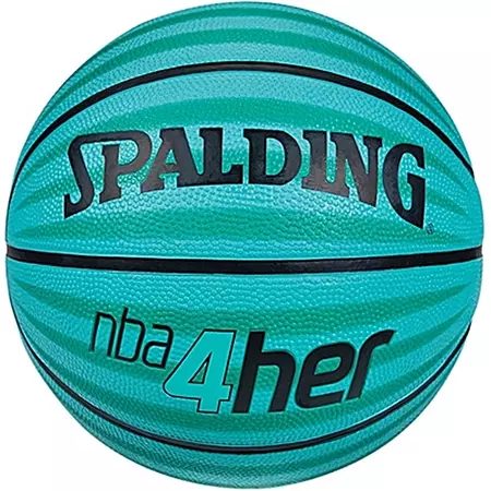 Balón Spalding NBA 4Her (Talla 6/esmeralda/negro)
