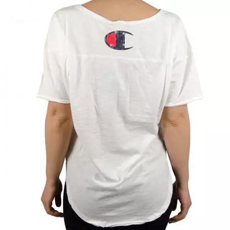 Champion Mujer Camiseta Heritage Our Story (blanco)