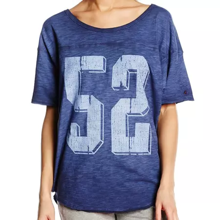 Champion Mujer Camiseta Heritage Our Story (indigo)