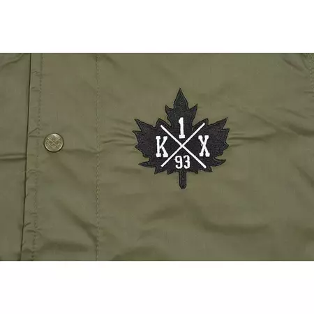 K1X Chaqueta Leaf Bomber (oliva/naranja)