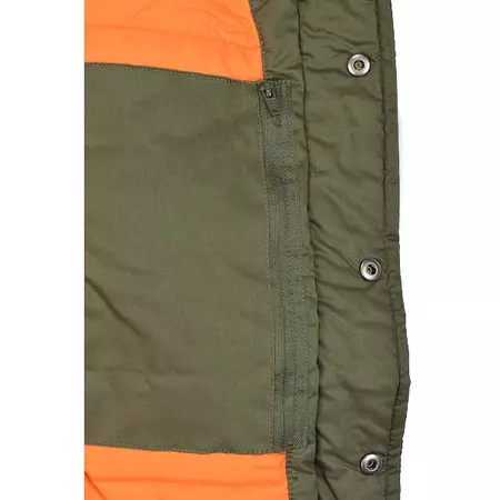 K1X Chaqueta Leaf Bomber (oliva/naranja)