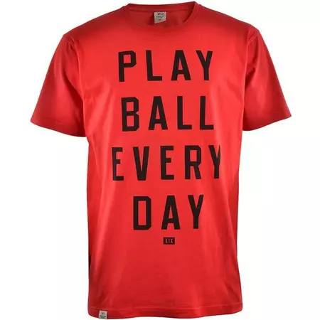 K1X Camiseta Ball Every Day Tee (Rojo/Negro)