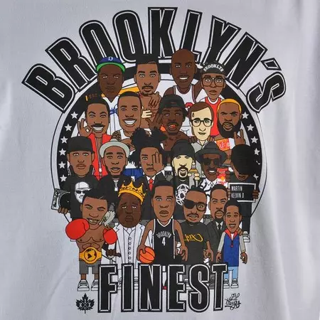 K1X Camiseta Brooklyn´s Finest (Blanco)
