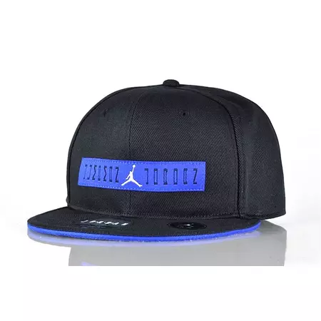 Nike Air Jordan 11 Concord Fitted Hat (negro/azul)