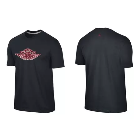 Jordan Camiseta Wings Logo (016/negro/rojo)