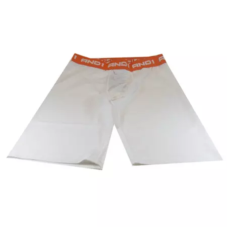 Short de Compression And1 Benny Team (blanco/naranja)