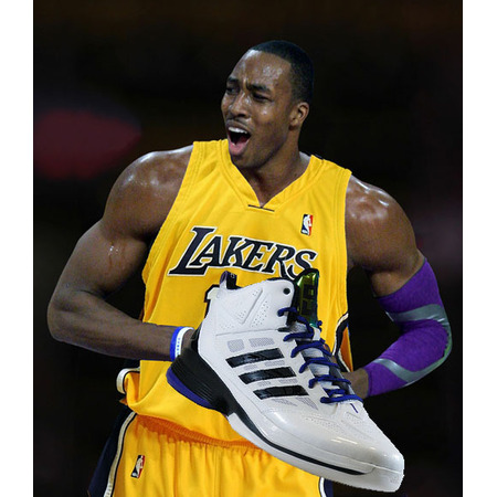 Adidas Dwight Howard Light "Lakers Home" (blanco/negro/purple)