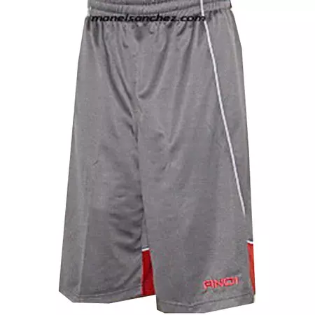 And 1 Bhance Short  (gris/rojo/blanco)