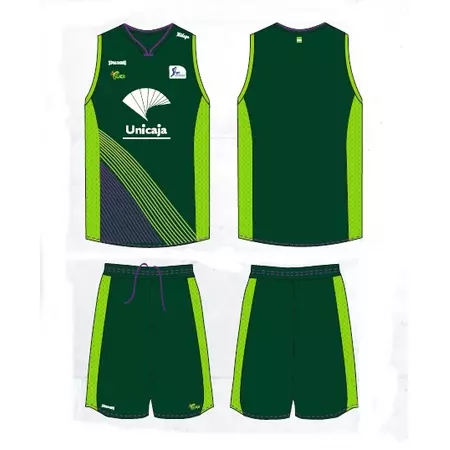 Camiseta 1ª ACB Unicaja  Replica 13/14 (verde/lima)