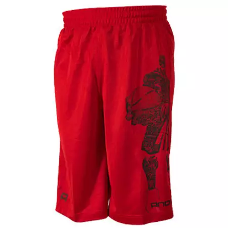And1 Short Bandana (rojo/negro)