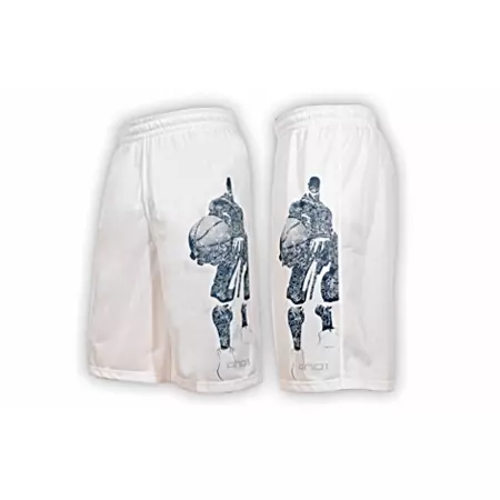 And1 Short Bandana (blanco/navy)