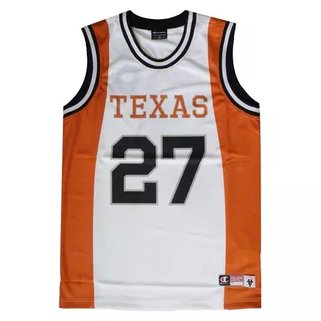 Champion Camiseta Texas College B (blanco/naranja)