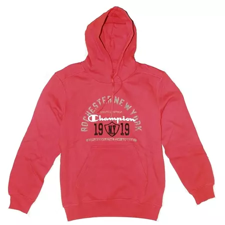 Champion Sudadera Capucha Authentic Basic Graphic (rojo)
