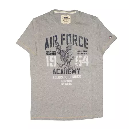 Champion Camiseta Hombre U.S.A  Air Force Academy (gris)