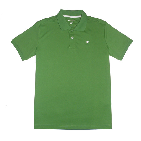 Champion Polo Hombre Athletic Heritage Fit (verde)