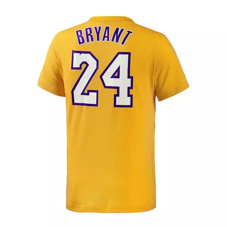 Adidas Camiseta NBA Game Time Kobe Nº 24 (amarillo)