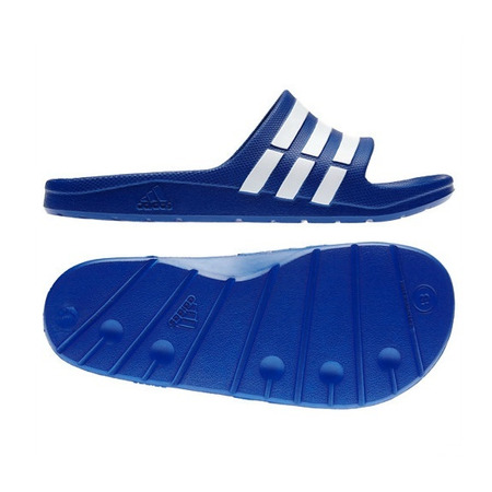 Chanclas Adidas Duramo Slide (royal/blanco)