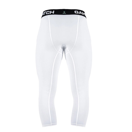 3/4 Tights with Knee Padding "White"