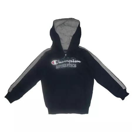 Champion Sudadera Capucha Authentic BG FullZip (marino/gris)