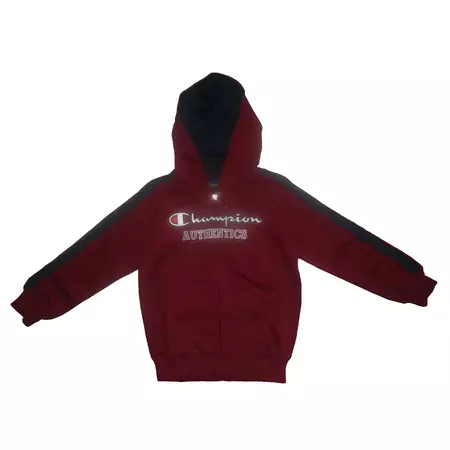 Champion Sudadera Capucha Authentic BG FullZip (burdeos/navy)
