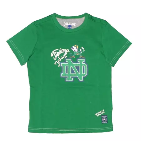 Champion Camiseta Niño University Of Notre Dame (verde)