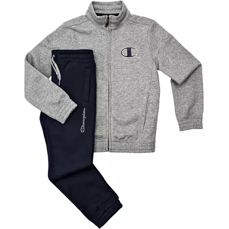Champion Chándal Niño Athletic Basic Suit Logo FZ (gris/marino)